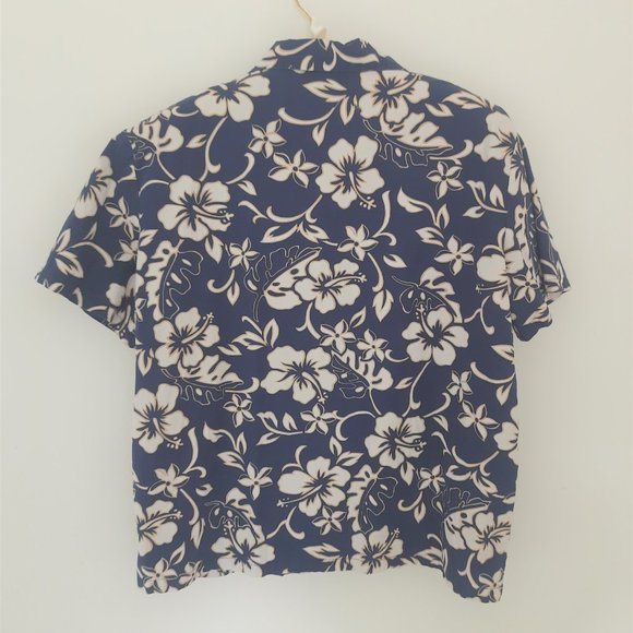 Women’s Hilo Hattie Tropical Hibiscus Hawaiian Aloha Shirt M - Picture 2 of 7